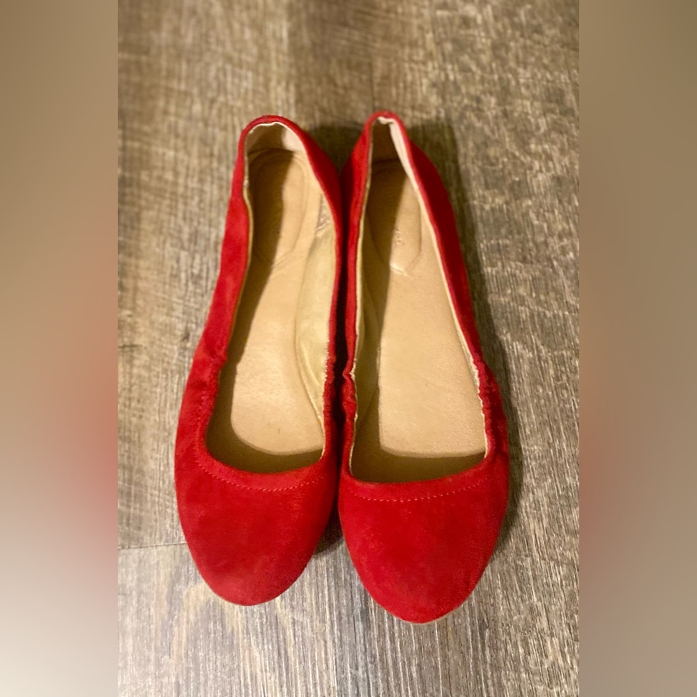 Violet & Red red ballet shoes